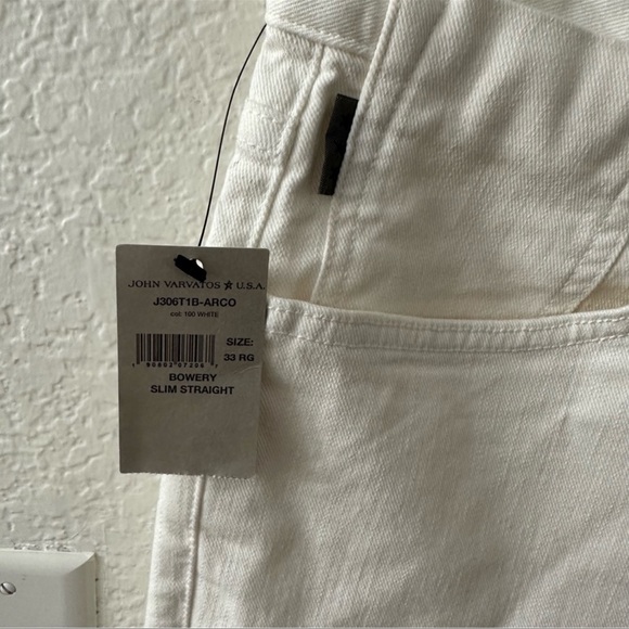 John Varvatos Bowery Slim Straight Jeans size 33 - Picture 4 of 7